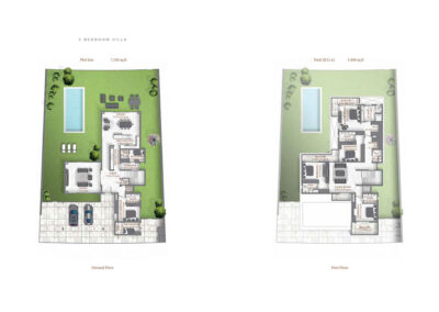 Falcon Island - 5 Bedroom Villa Floor Plan